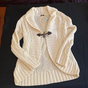 J. McLaughlin cableknit cardigan